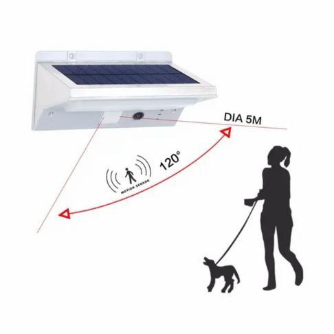 solar outdoor wall lights 0609-PIR-2