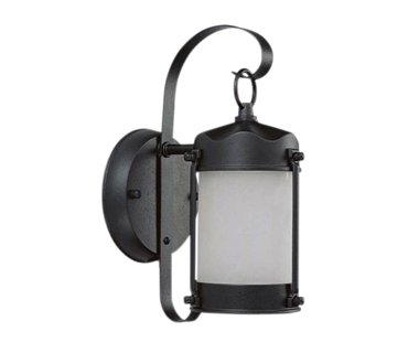black outdoor wall sconce