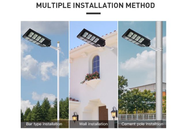 3 in 1 Solar Street Light 100W 200W 300W