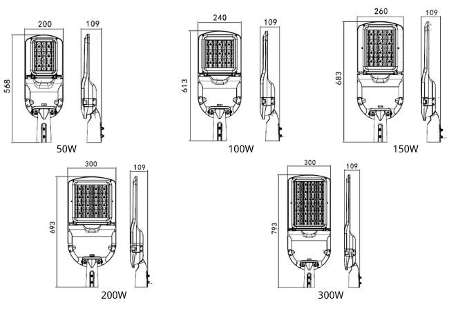 Highway street lights 50W/100W/150W/200W/300W