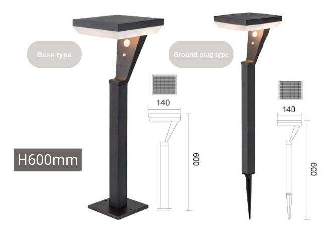 solar landscape lighting 5W 600mm