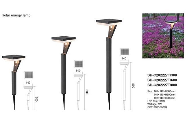 solar landscape lighting 5W