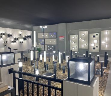 landscape lights display area