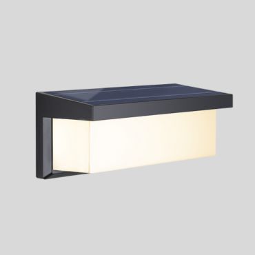 solar outdoor wall light